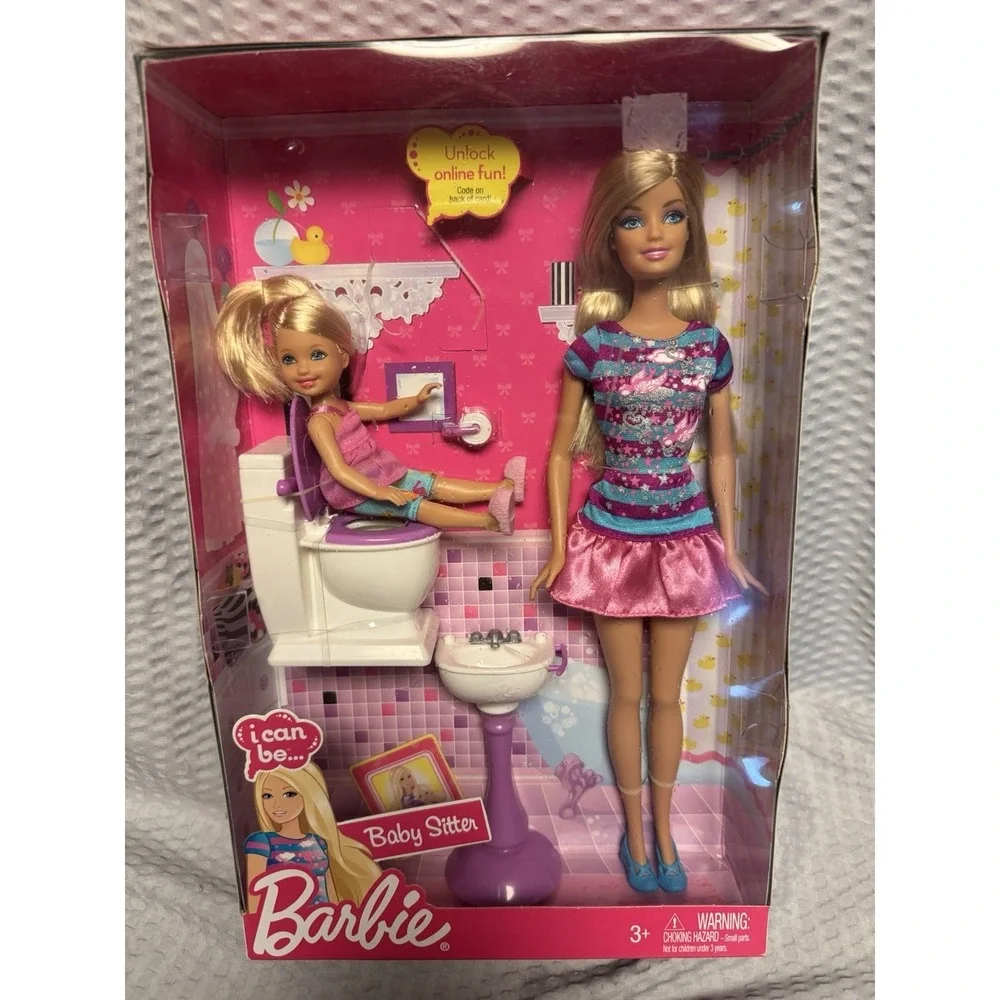 Barbie I Can Be: Baby Sitter (Potty Training) New/Sealed